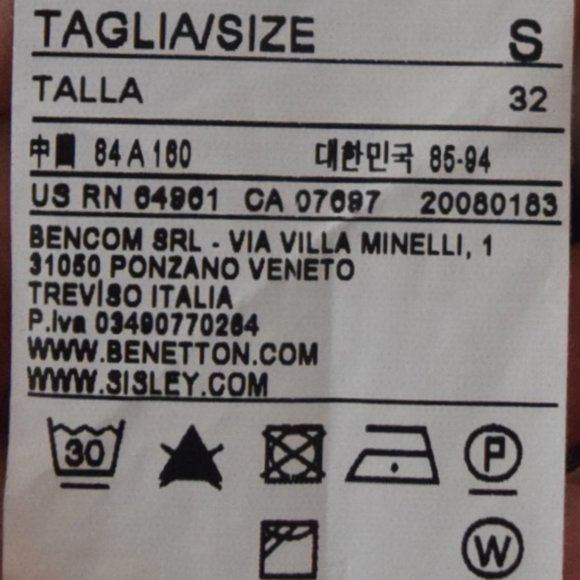 SISLEY oversized satin floral belted tunic dress S - Picture 7 of 7